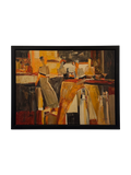 Abstract bar painting