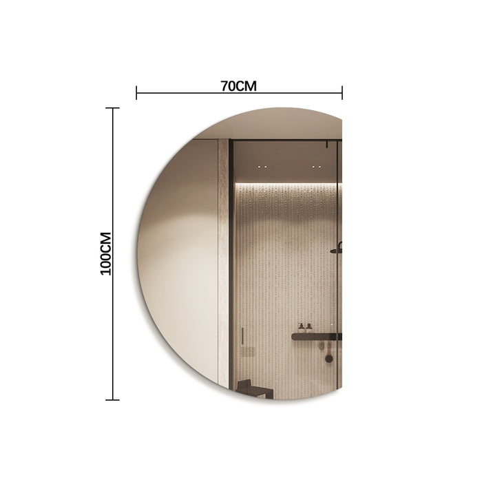 Alora Curved 700 x 1000 Polished Edge Mirror - Image 4
