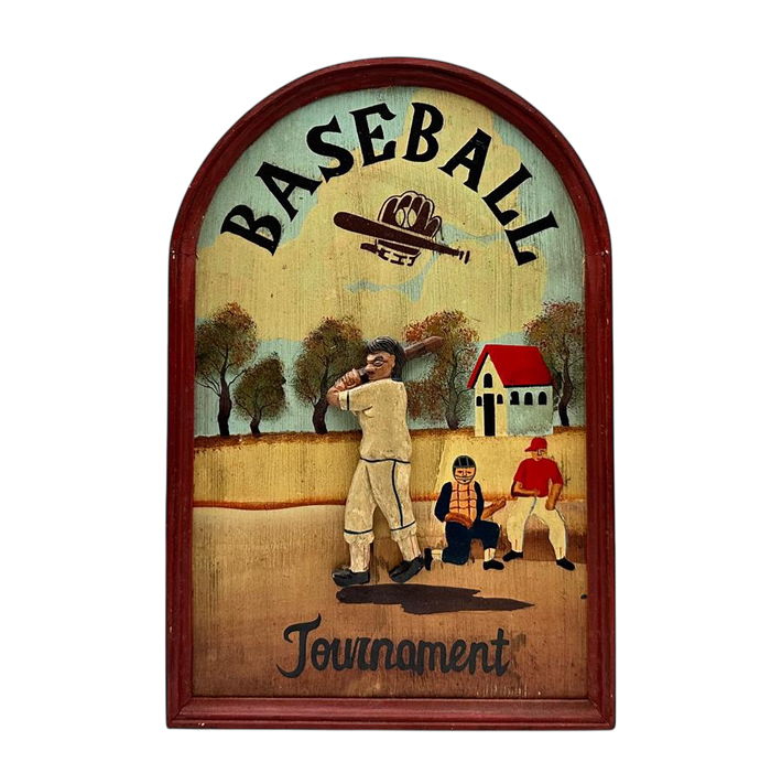 Baseball hanging decor