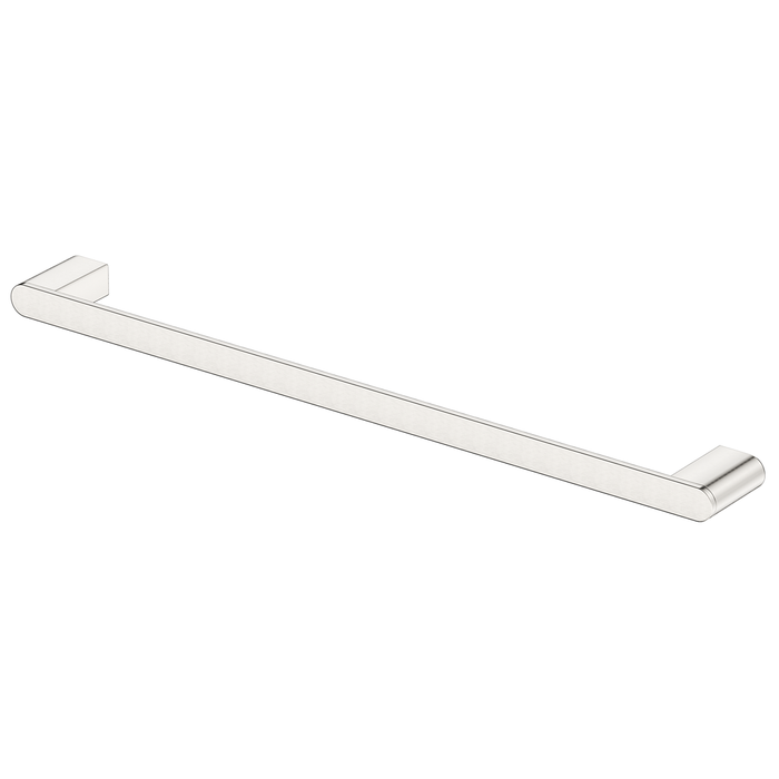Beki / Lantra Brushed Nickel Single Towel Rail - 600mm
