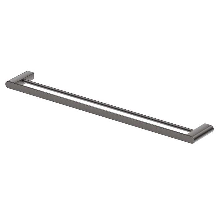 Beki / Lantra Gun Metal Double Towel Rail - 600mm