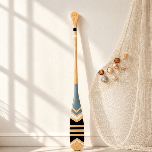 Bahr "Blue Horizon" paddle with a sleek blue design, featuring a lightweight, durable construction for water sports and kayaking.