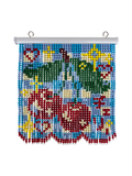 Cherry bead curtain