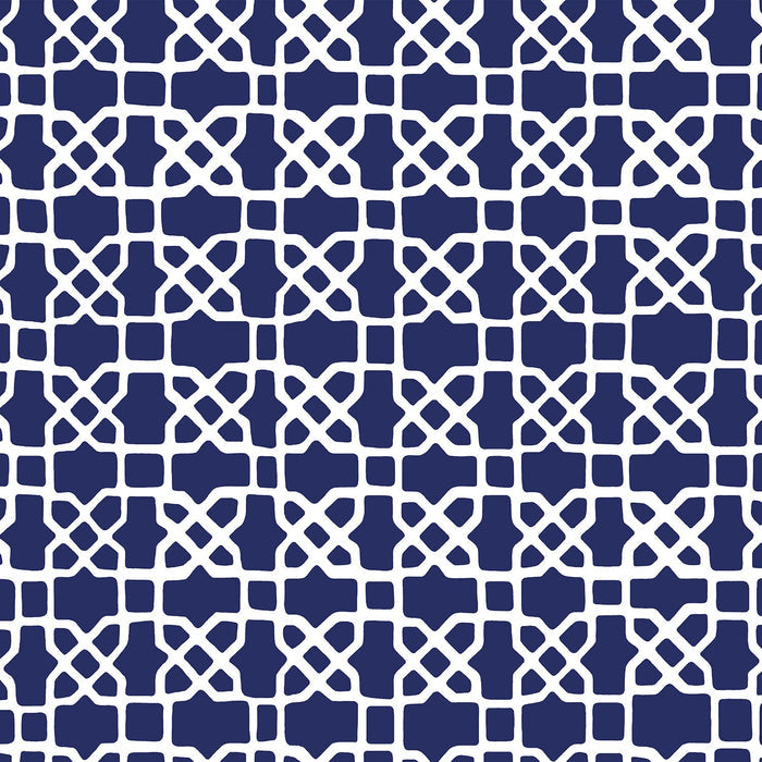 Citadel Indigo Wallpaper by John Robshaw