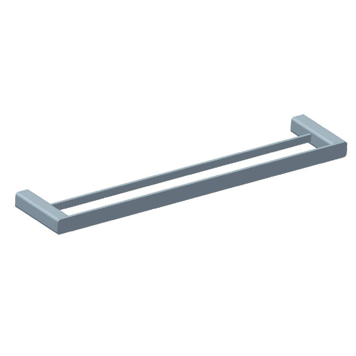 Exclusive Chrome 600mm Double Towel Rail - Acqua Bathrooms