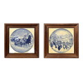 Framed tilled art