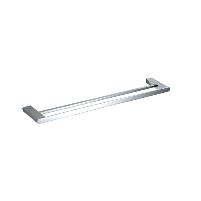 Glamour Chrome 800mm Double Towel Rail - Acqua Bathrooms