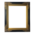 Gold and black frame