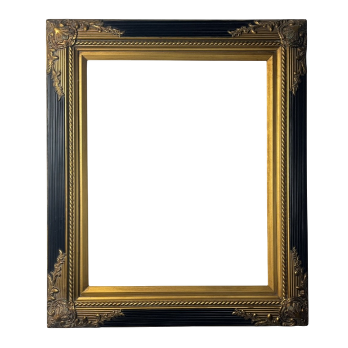 Gold and black frame