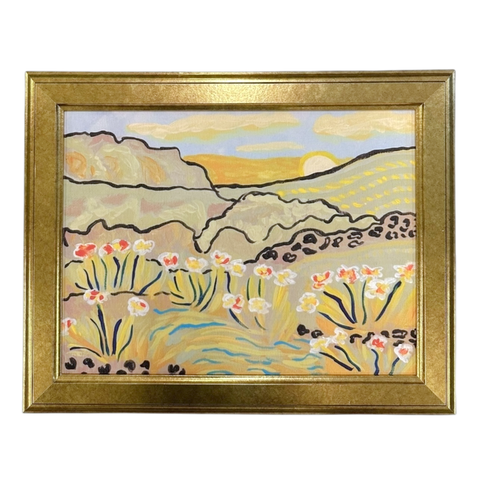 Gold frame
