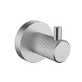 Linie Fluted Brushed Nickel Robe Hook – 9915BN
