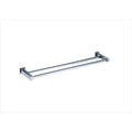 Luxury Chrome 600mm Double Towel Holder - Acqua Bathrooms