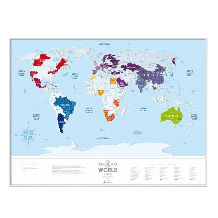 Me travel map