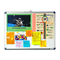 Metal white board with notes