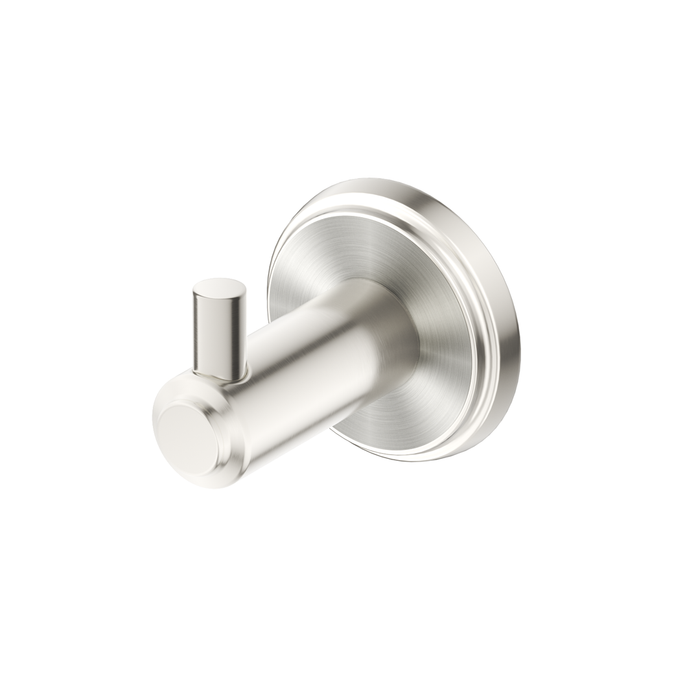 Mica Brushed Nickel Heritage Robe Hook