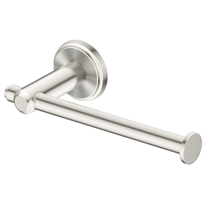 Mica Brushed Nickel Heritage Toilet Paper Holder