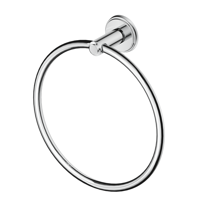 Mica Chrome Heritage Towel Ring
