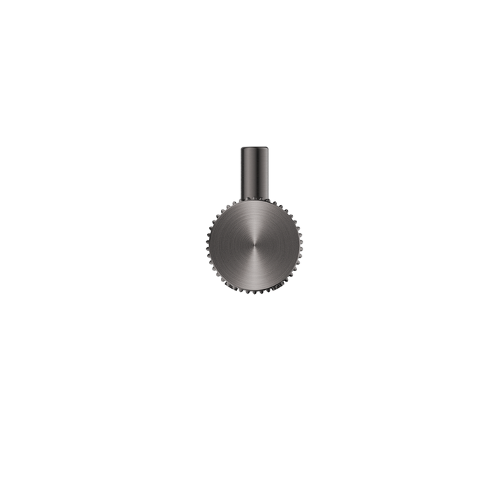 Mica Fluted Gun Metal Robe Hook