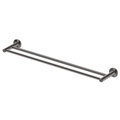 Mica Gun Metal Double Towel Rail - 800mm