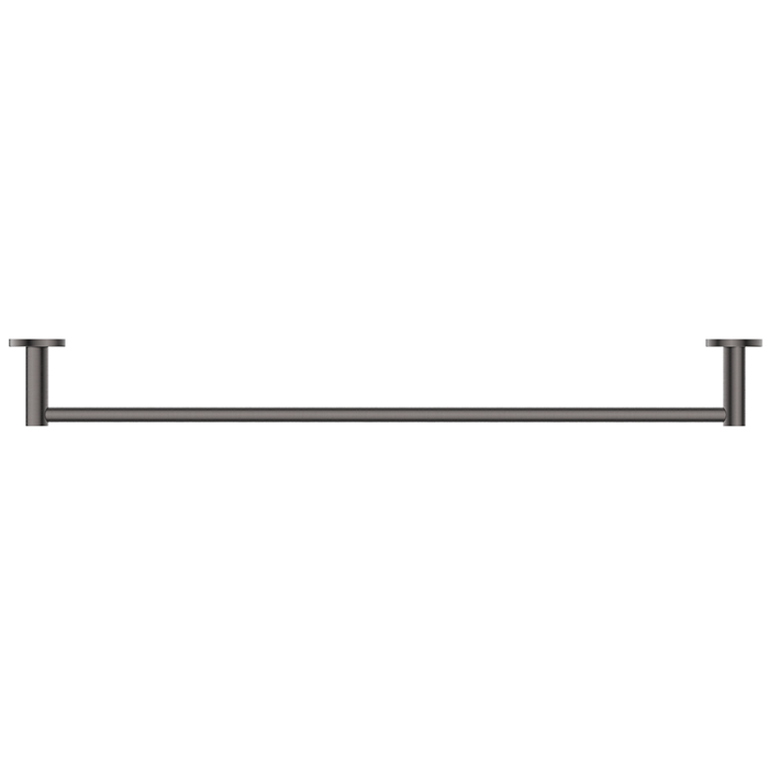 Mica Gun Metal Single Towel Rail - 600mm