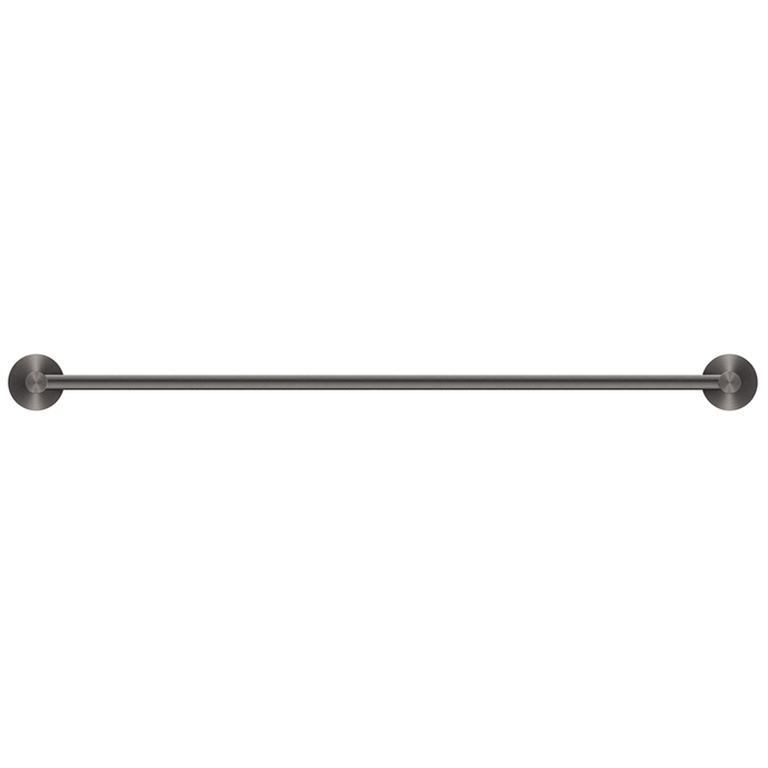 Mica Gun Metal Single Towel Rail - 800mm