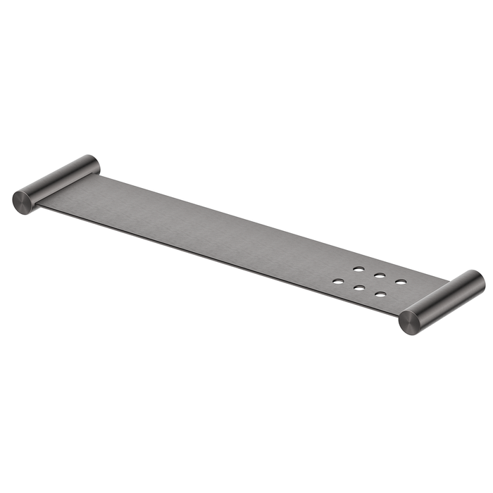 Mica Gun Metal Stainless Shelf - 400mm