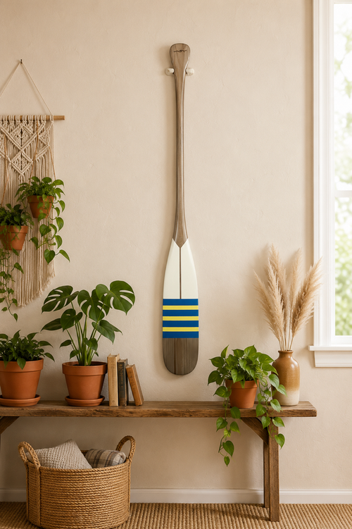 Bahr Paddle 02 in vibrant colors, showing its ergonomic design and sturdy construction for water sports or paddleboarding.
