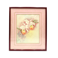 Pink floral painting