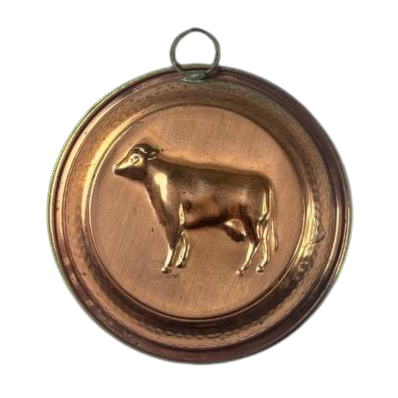 Rose gold cow