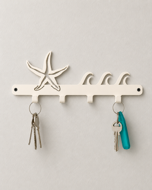 Bahr Salty Starfish hanger featuring a starfish design with textured details, suitable for coastal or beach-themed decor.
