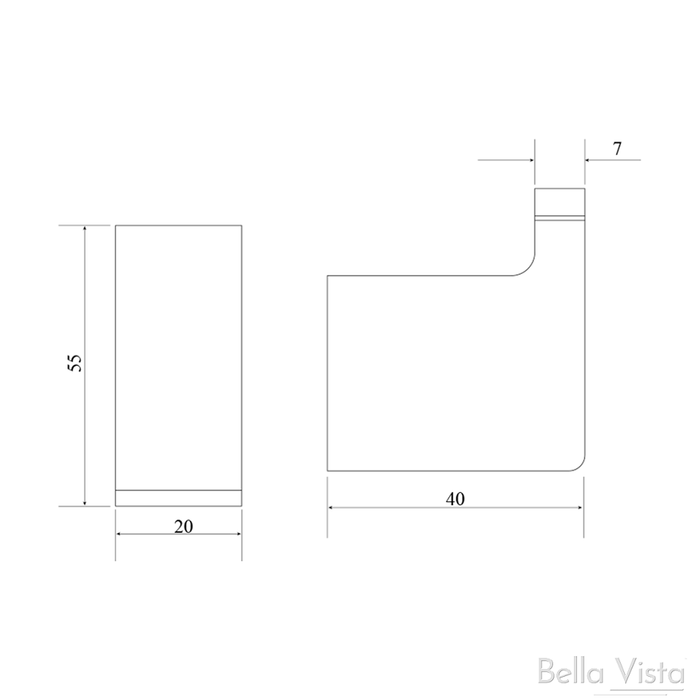 Tiago Brushed Nickel Robe Hook