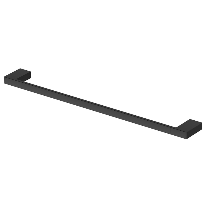 Tiago Matte Black Single Towel Rail - 800mm