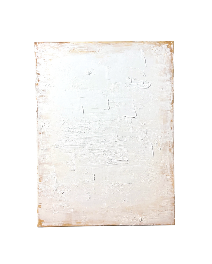 White textured painting