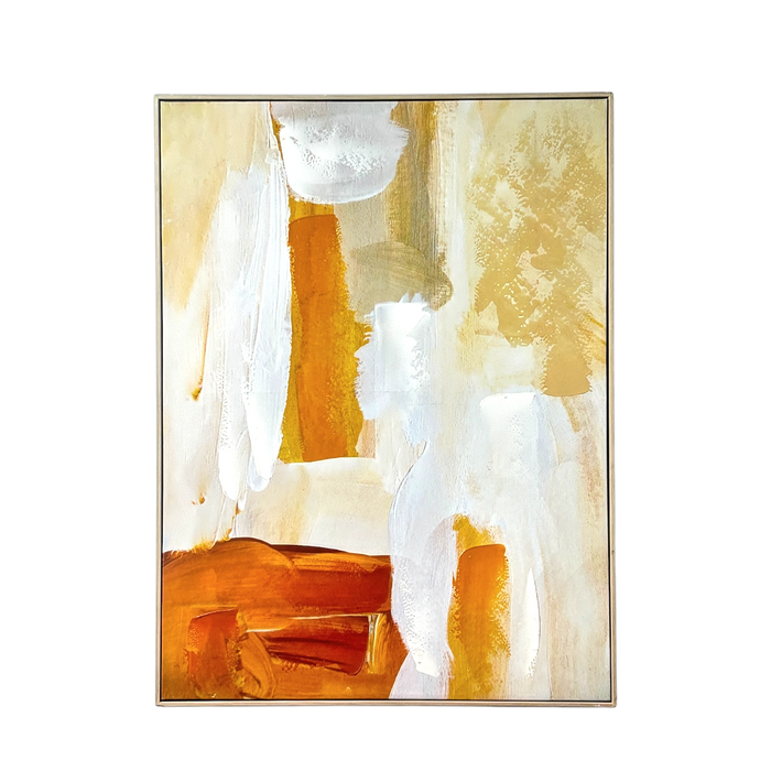Yellow wash painting